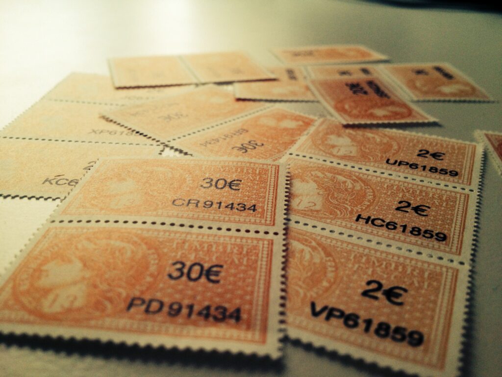 timbres fiscaux pour les passeports