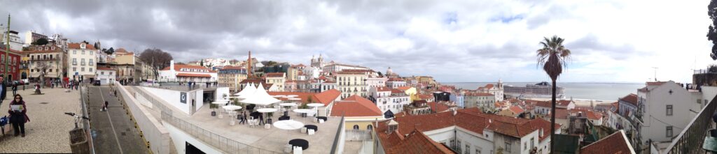 Vue sur le Tage et Graca