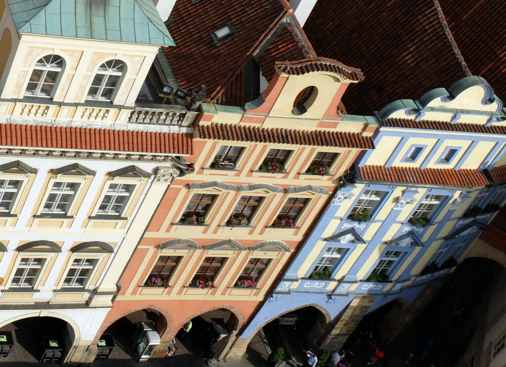 Maisons colorées de Prague