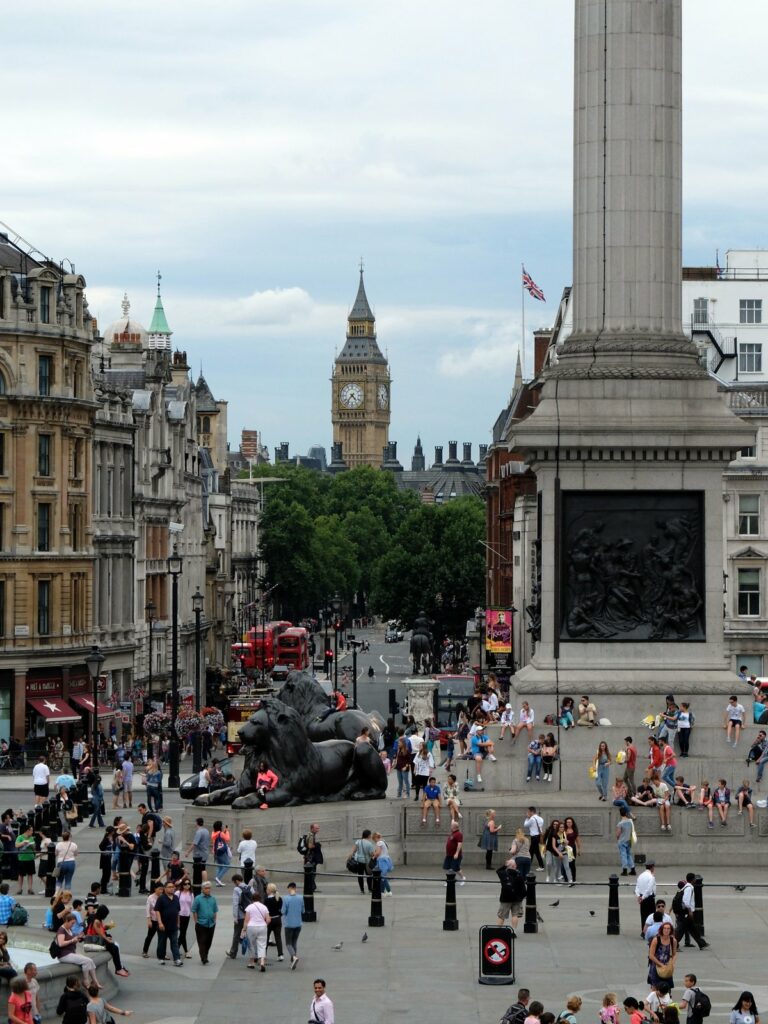 Trafalgar Square et Bug Ben