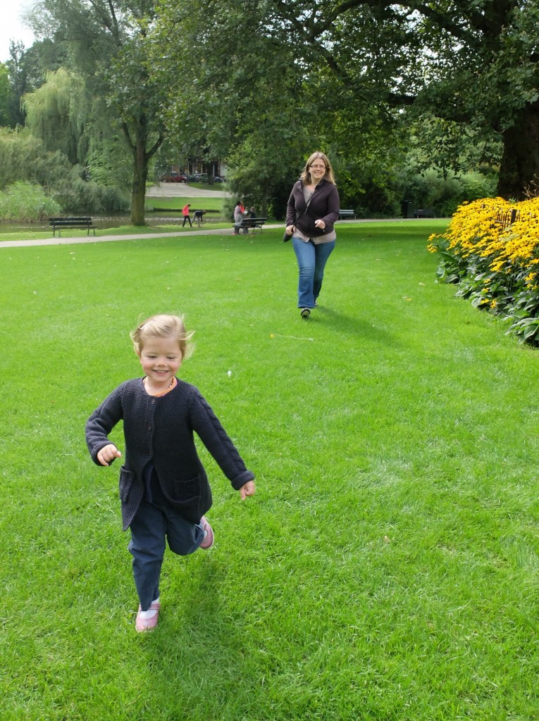 Courir dans les parcs d'Amsterdam en famille (Parc Sarphatipark)