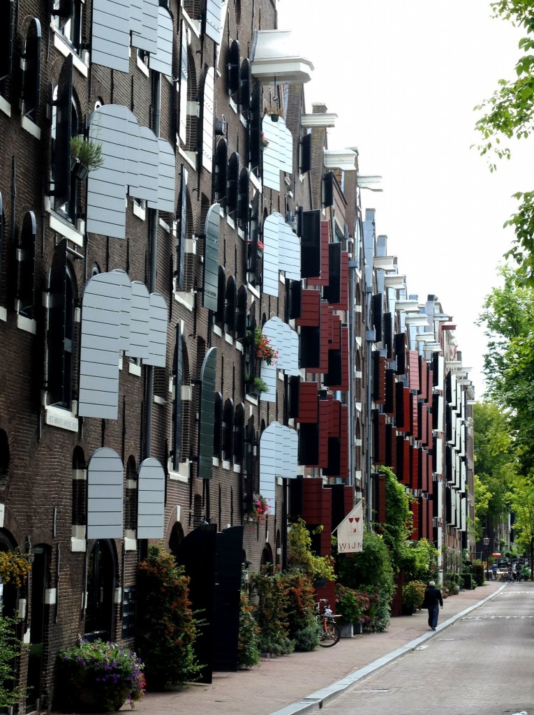 Architecture typique d'Amsterdam