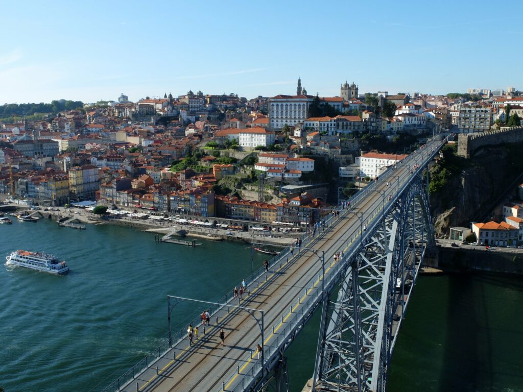 Pont Luis, vu depuis le Mosteiro da Serra do Pilar