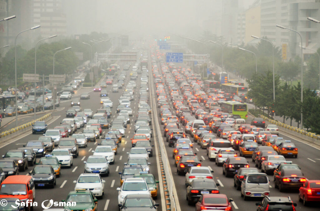 Embouteillage et pollution