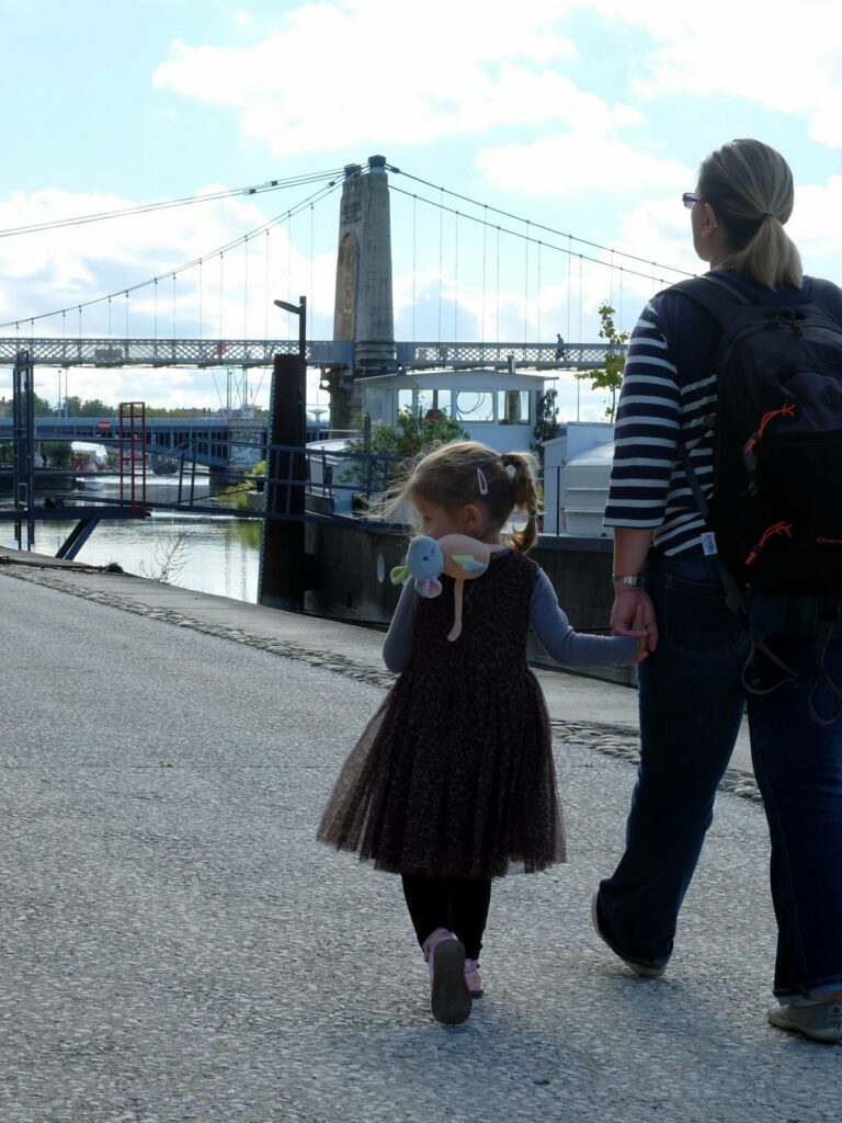 Balade en famille le long des berges du Rhône