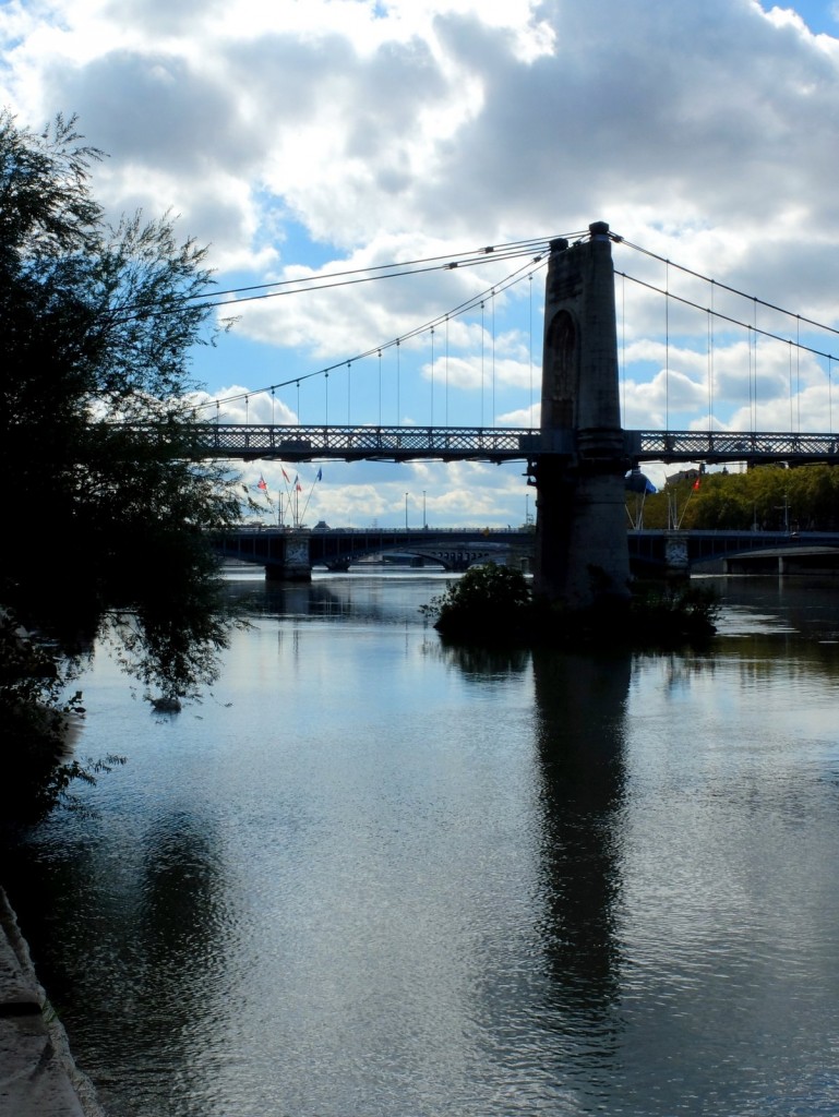 Les ponts et passerelles enjambent le fleuve