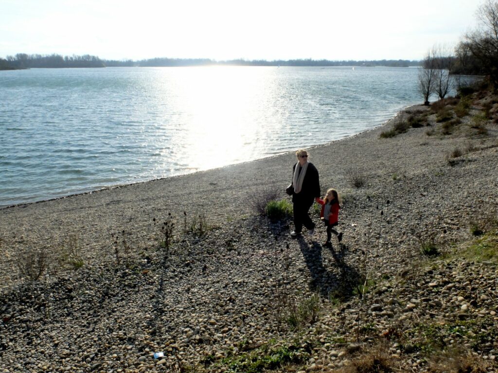 Promenade en bord de lac