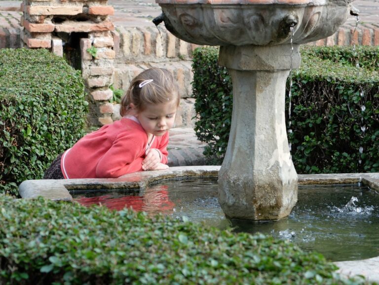 Séjour en famille à Malaga (pour les Rois mages) Fontaine de l'Alcazaba
