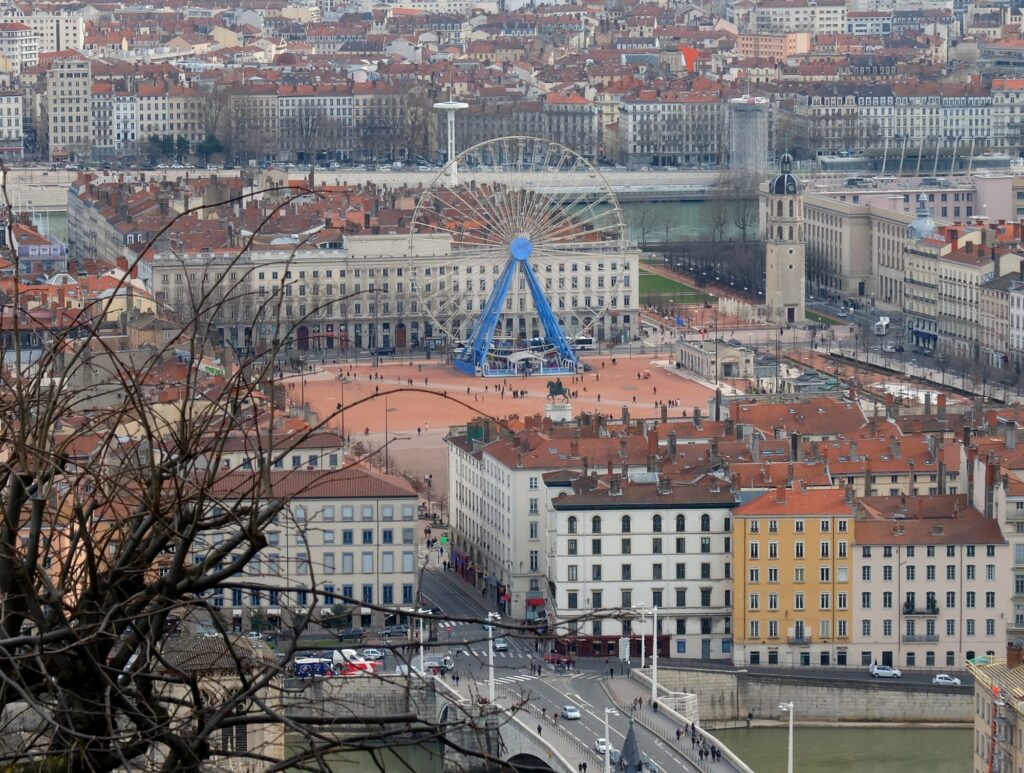 Vue sur Lyon