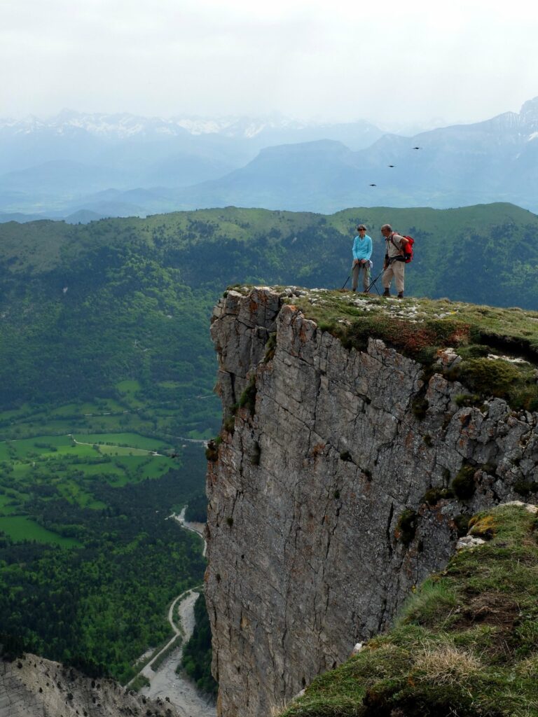 Nano+Mia en haut du ravin des Arches