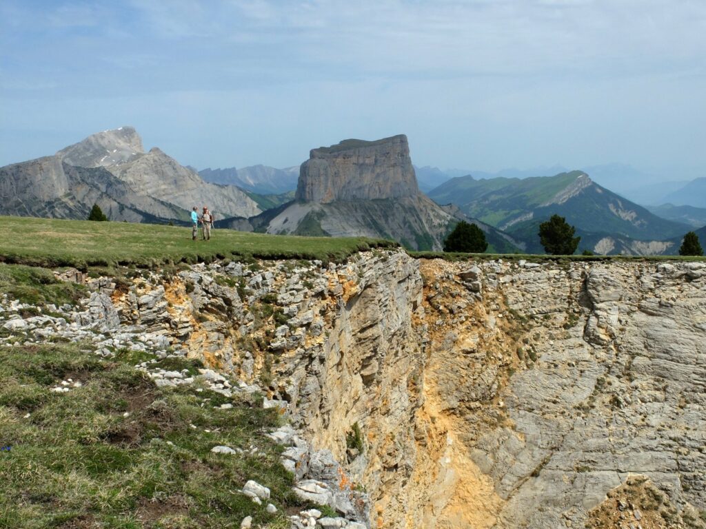 Entre ravin et Mont Aiguille