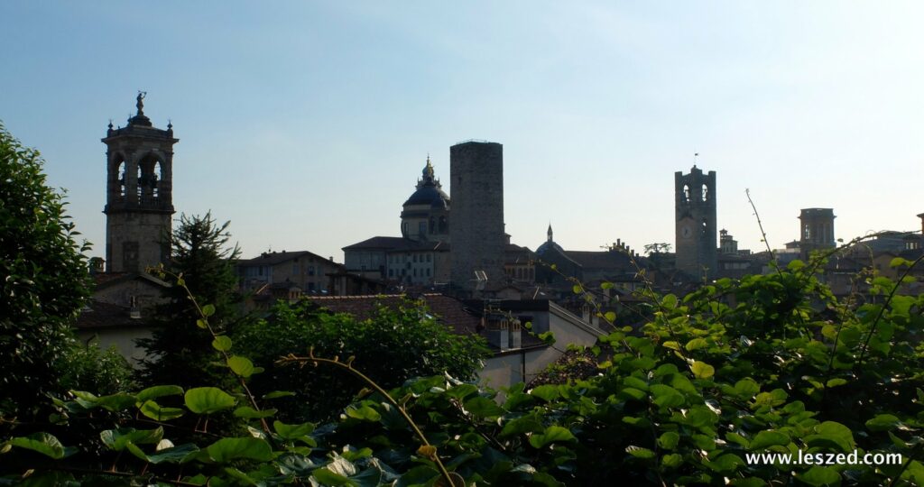 Vue sur Bergame depuis la Fondazione Bergamo nella Storia