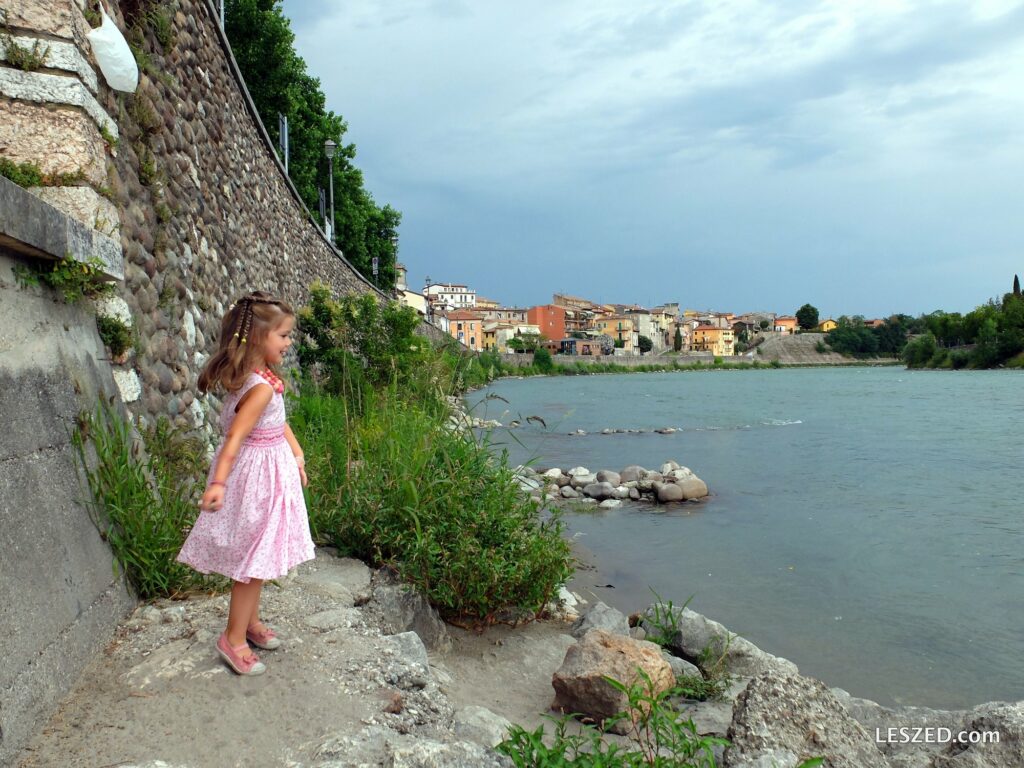 Promenade le long de l'Adige, depuis Pescantina