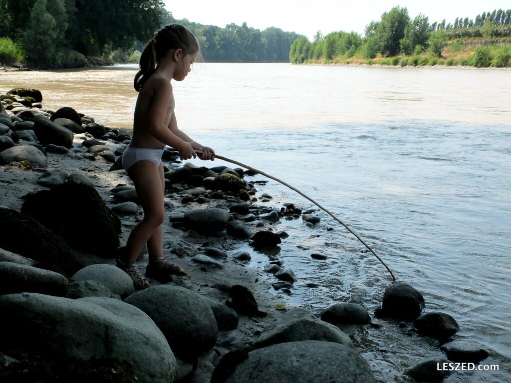 Partie de pêche à la feuille morte