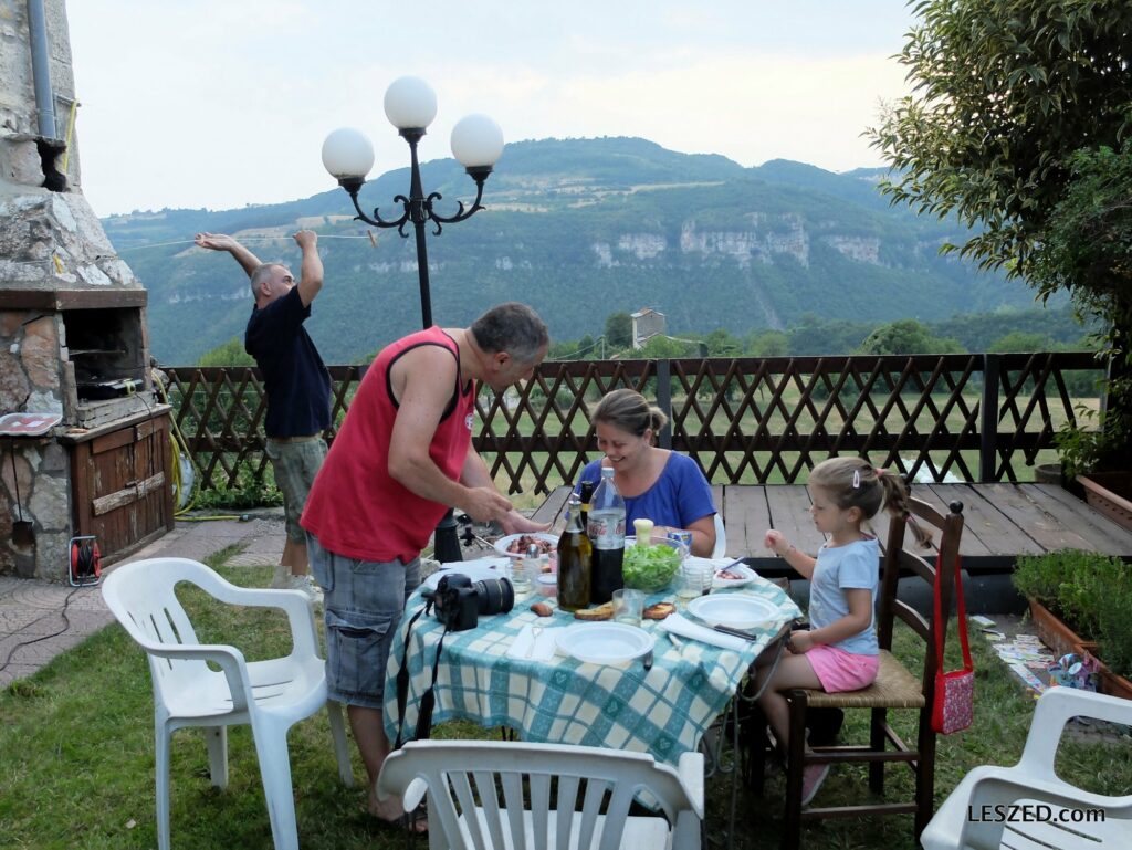 BBQ chez Pierro, avec vue sur la vallée