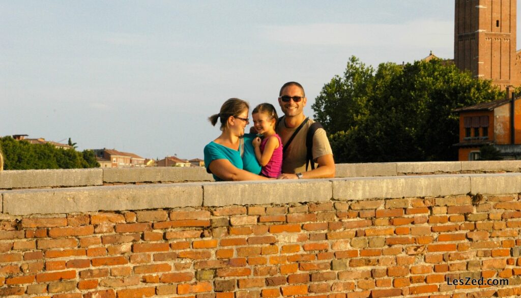 Une famille (digitale nomade) à Vérone