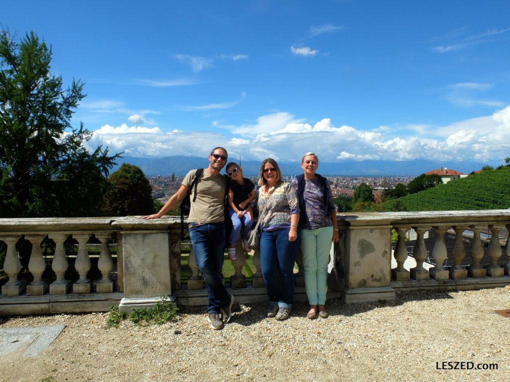 LesZed et Mamily visitent la Villa della Regina - Turin en famille
