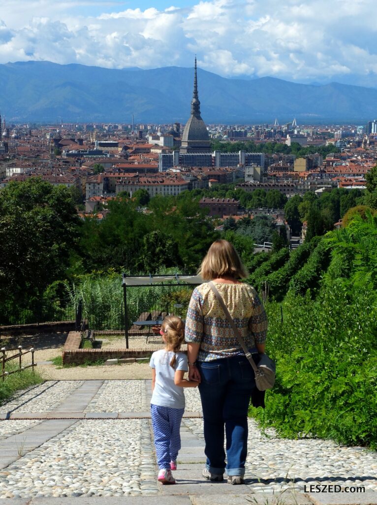 Les jardins de la Fontaine de la Villa della Regina offre une belle vue sur Turin