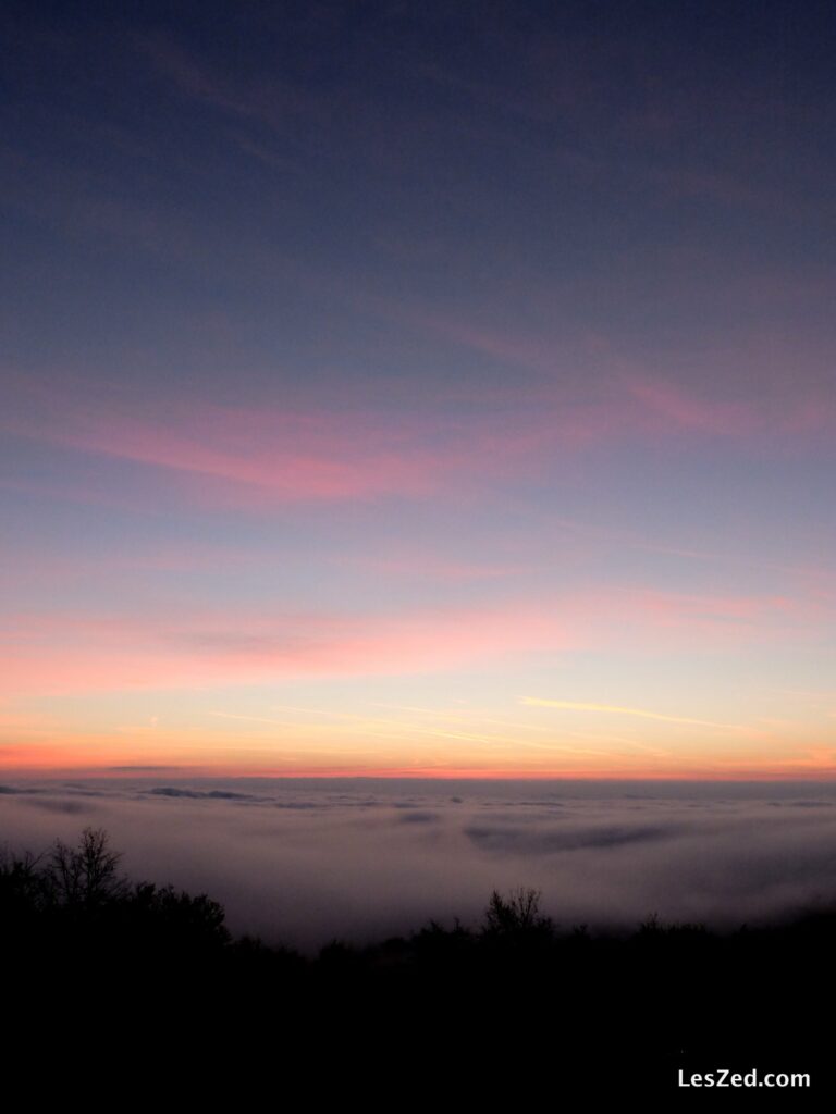 Ciel du Pilat à l'aurore