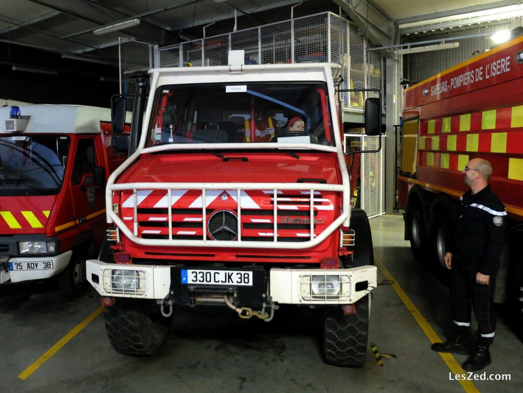 Le camion 4x4 - Caserne des pompiers de Vienne
