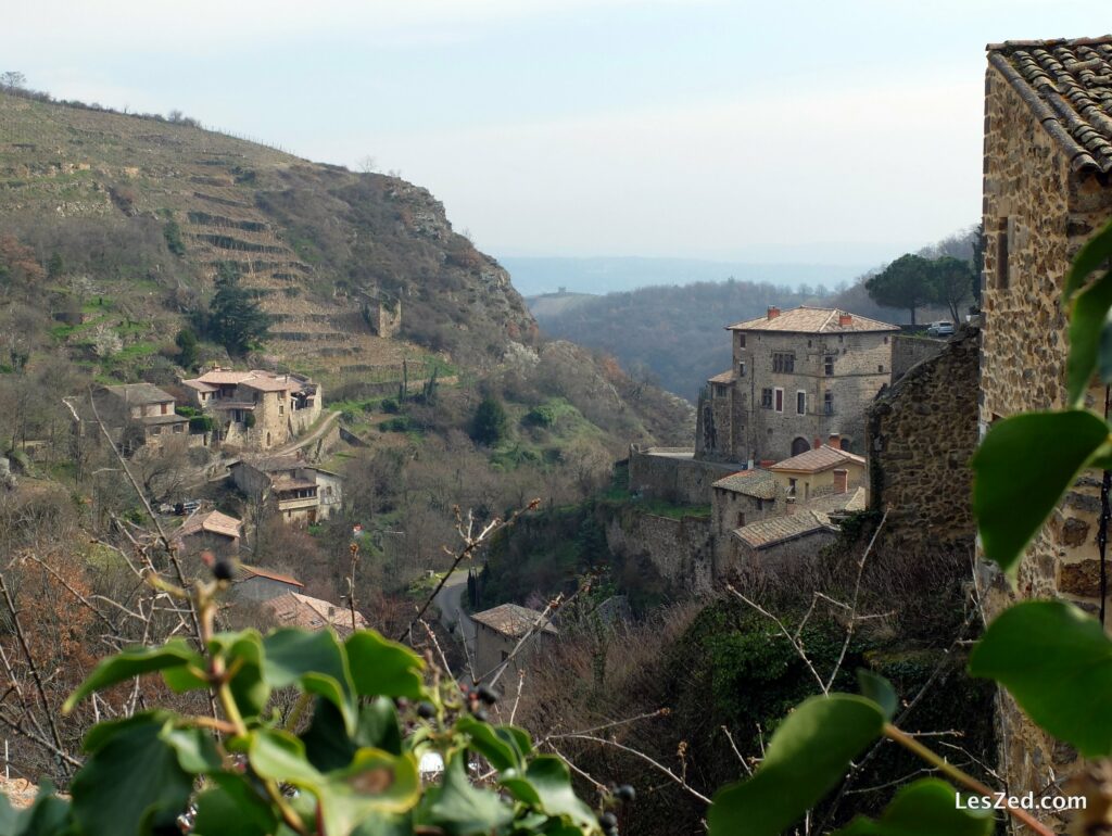 Panorama sur le Village de Malleval (Parc du Pilat)