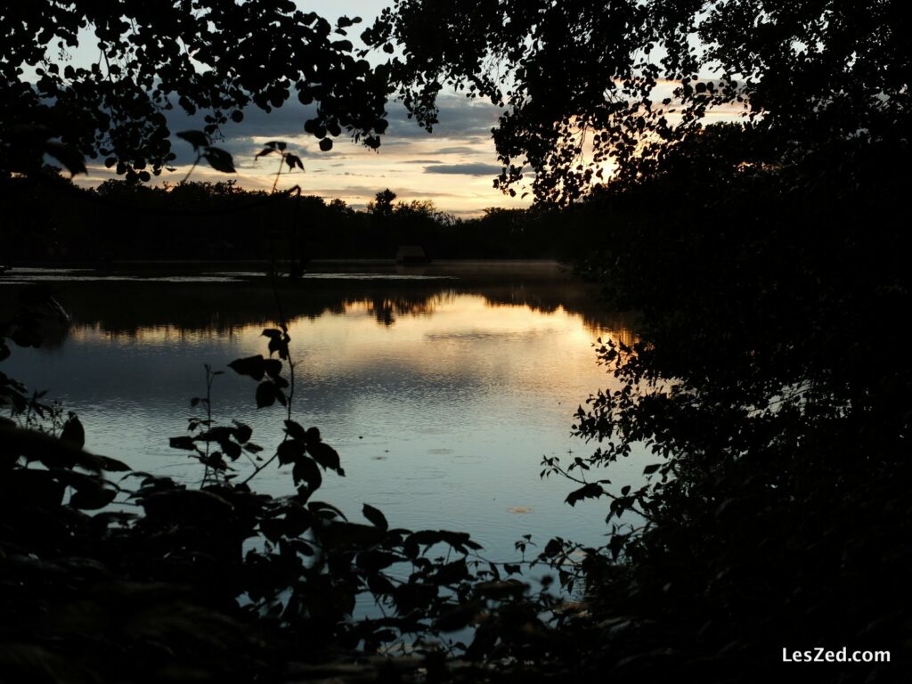 Coucher de soleil après l'orage