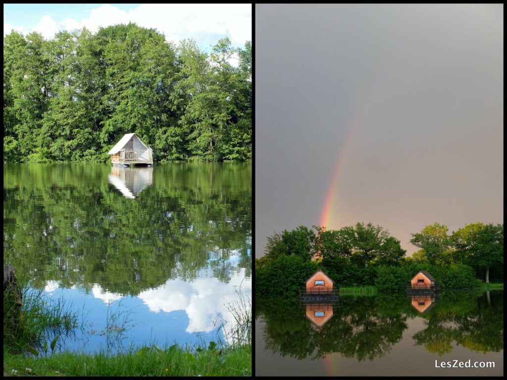 Les cabanes flottantes du domaines