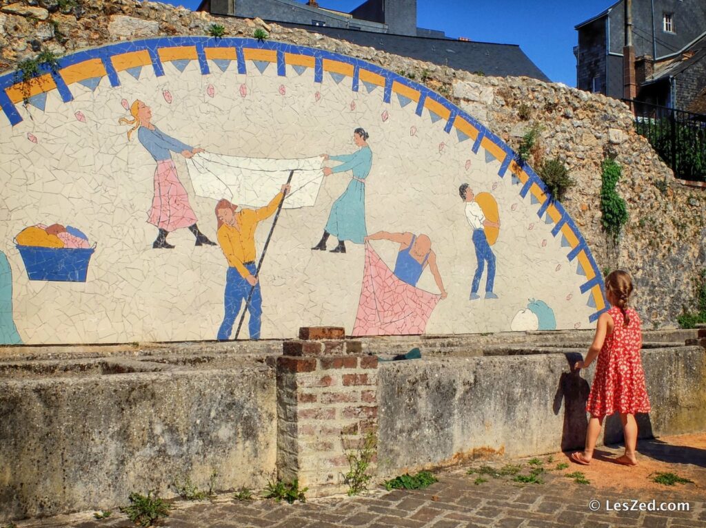 Le Jardin du Tripot, ancien lieu des tanneurs (Honfleur)