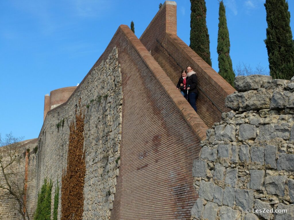 Sur les remparts de Gérone