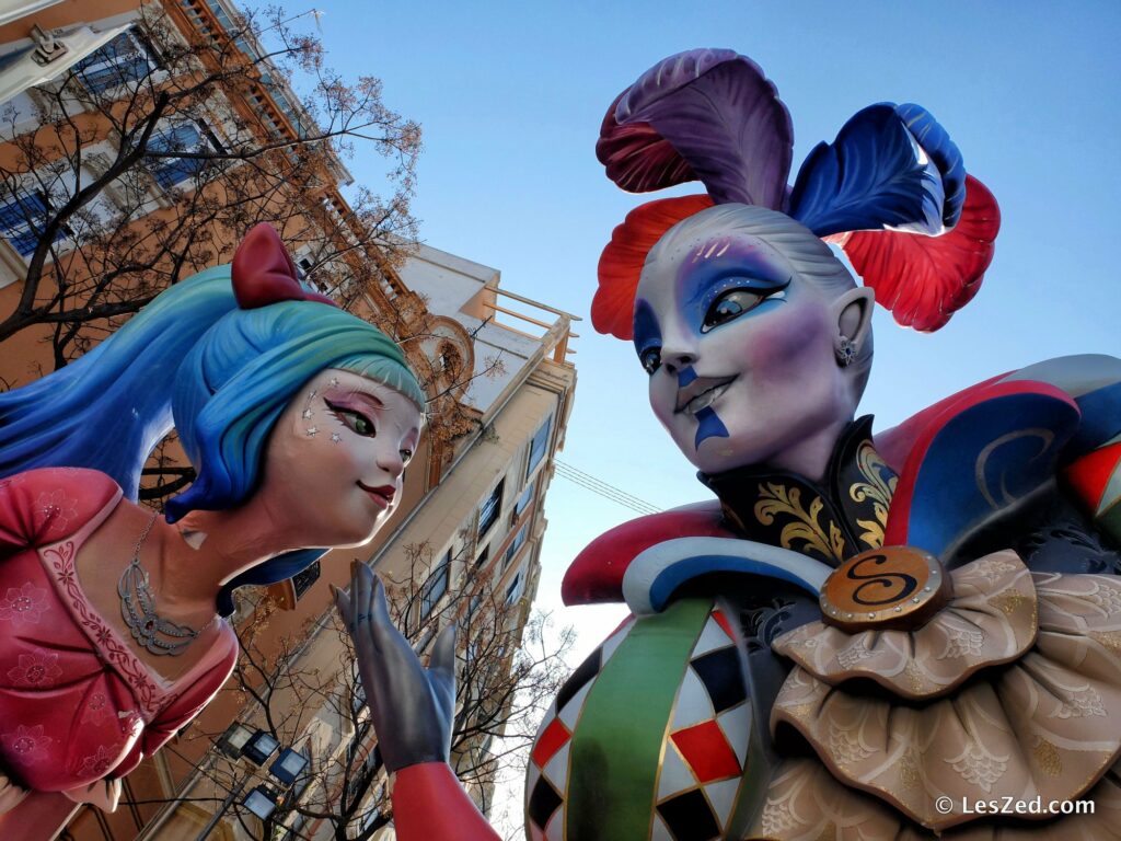 Fallas de Valencia : très colorée