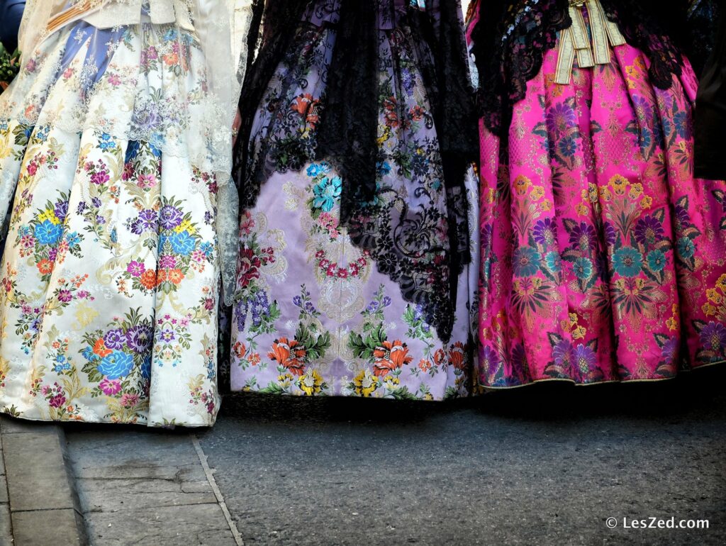 Les belles robes des falleras 