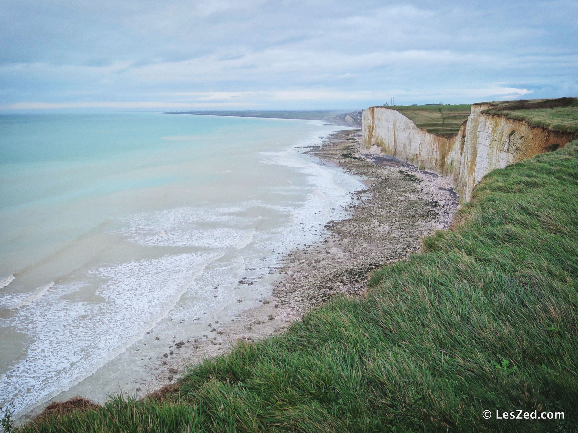 Les falaises de craie du Bois de Cise