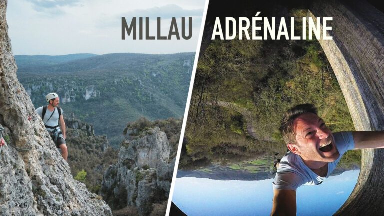 Millau, en mode adrénaline : entre saut à l’élastique et via ferrata Millau en mode adrénaline