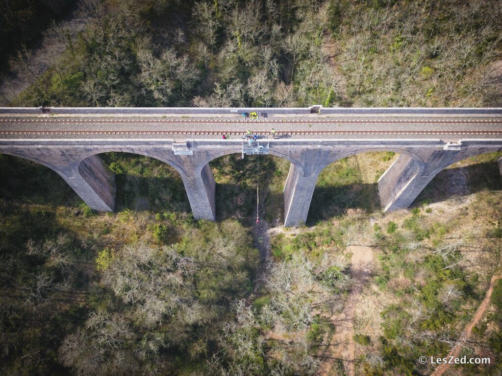 Viaduc de Ste Eulalie de Cernon : un saut à 50 mètres