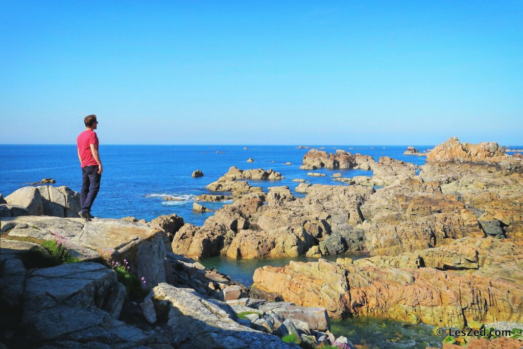 La côte façonnée du Site du Gouffre