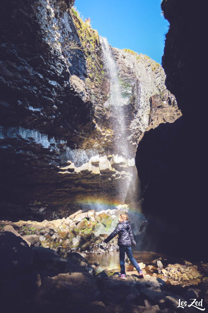 Sous la Cascade du Déroc