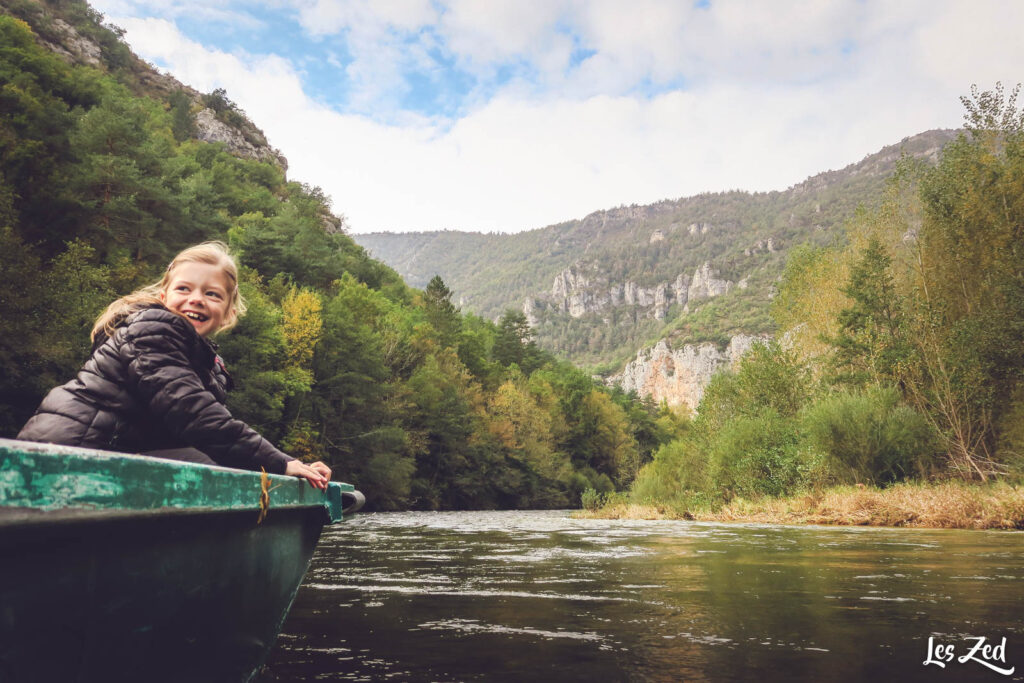 Balade en barque dans les Gorges du Tarn, au départ de La Malène