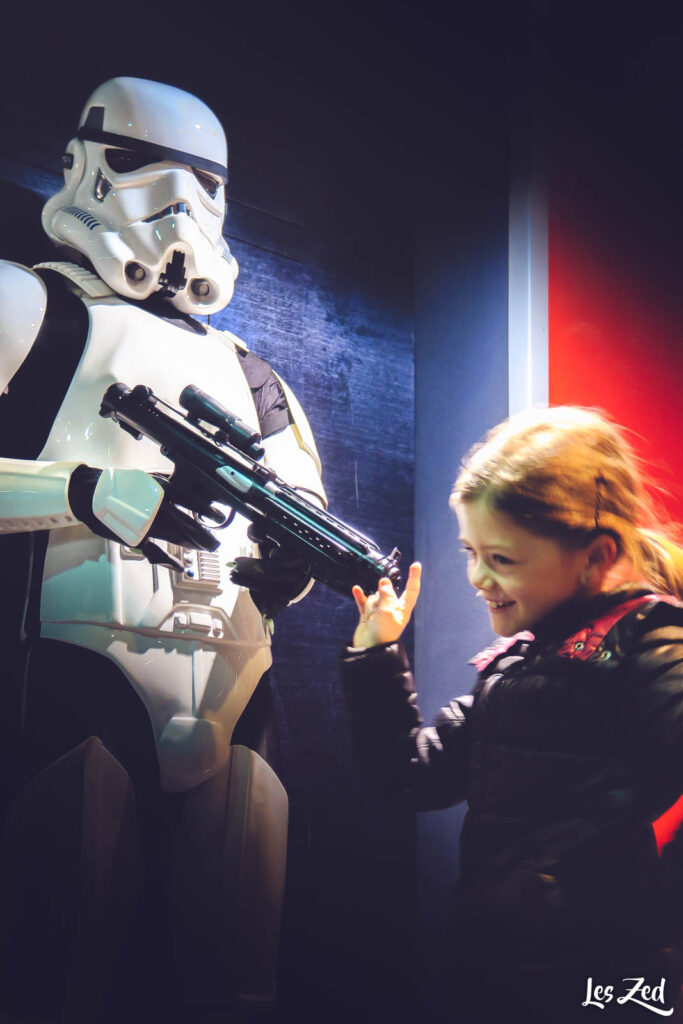 Londres Hamleys Star Wars enfant