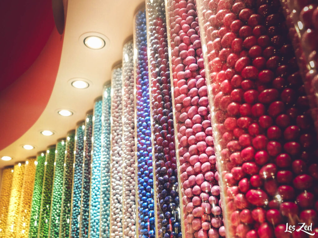 Londres M&M's World mur