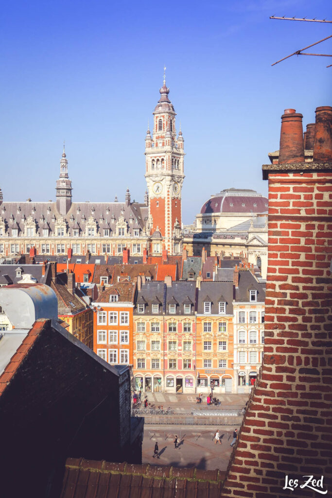 La Grand'Place vue depuis le Grand Hôtel Bellevue