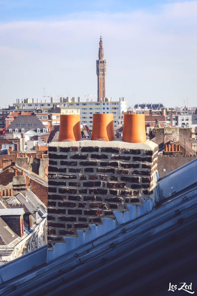 Le Beffroi vu depuis les toits de l'hôtel