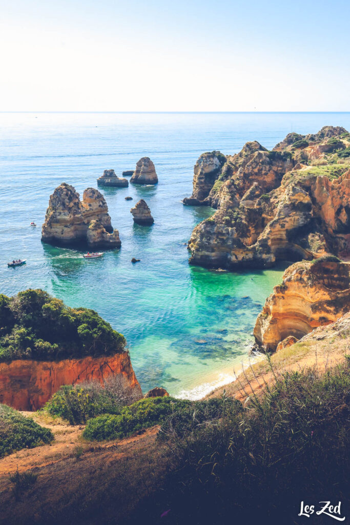 Les éperons rocheux de la Ponta da Piedade