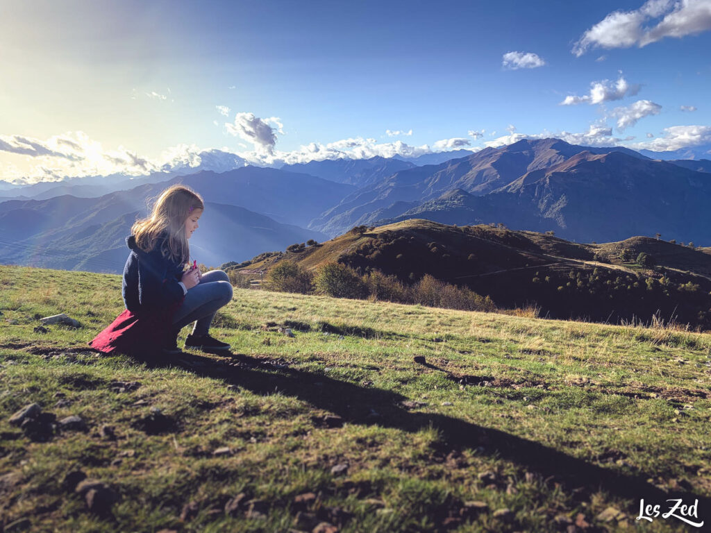 Enfant au Mont Mottarone - Lac Majeur (Italie)