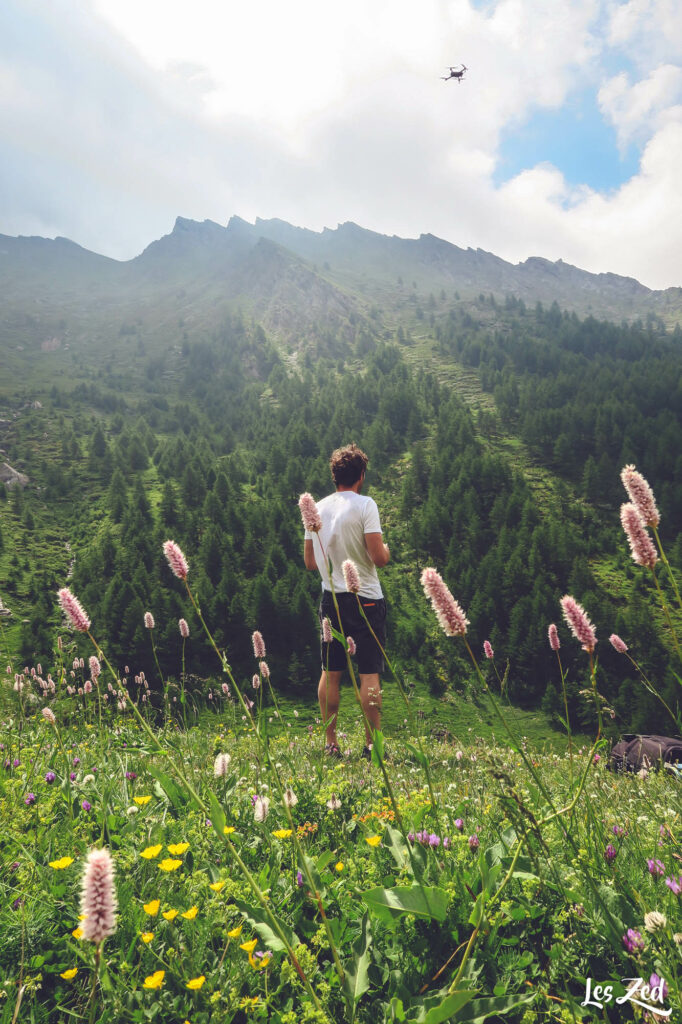 Drone au dessus du vallon de Soustre