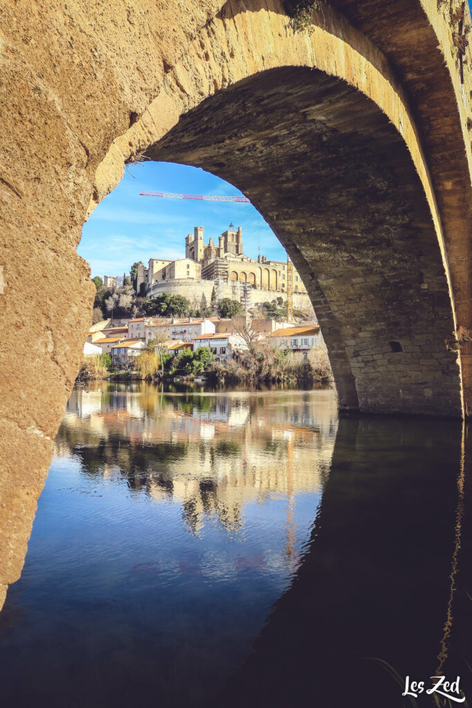 Béziers depuis le Pont-Vieux