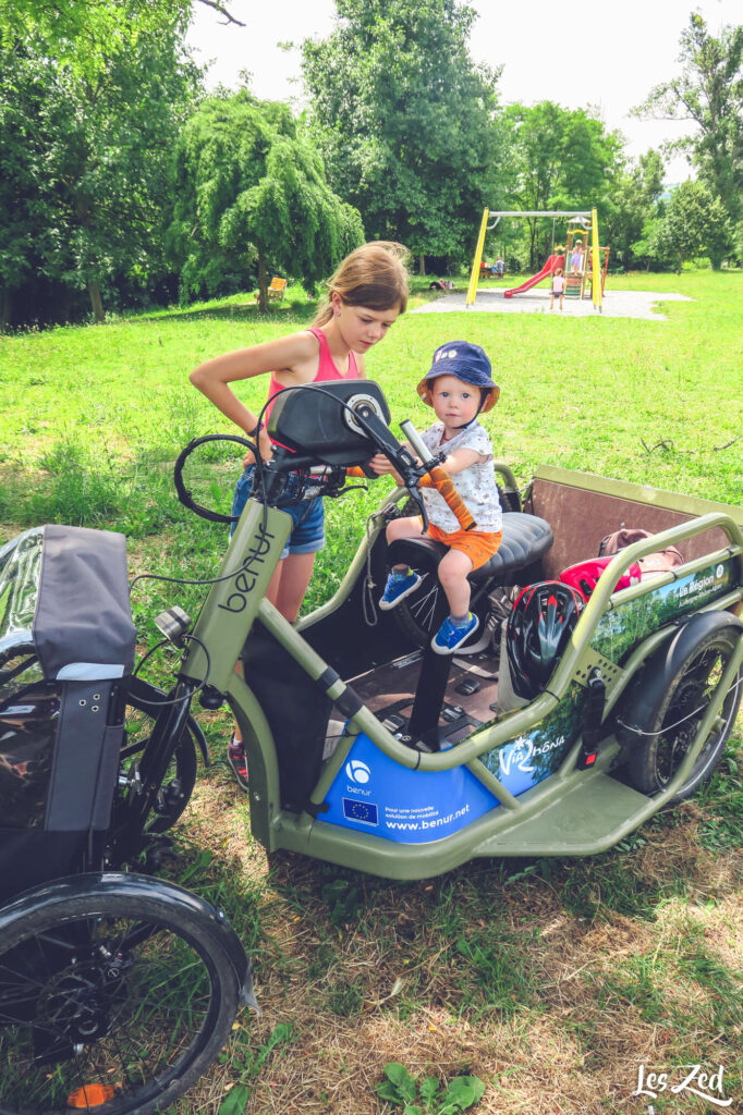 Benur sur la ViaRhona enfants