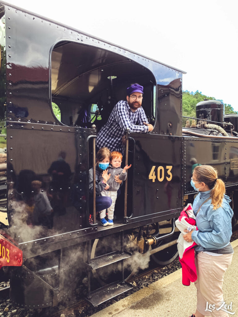 Le Train de l Ardeche en famille