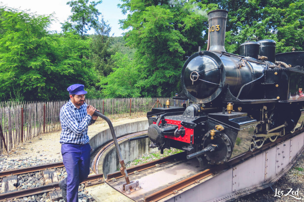 Le Train de l Ardeche retournement