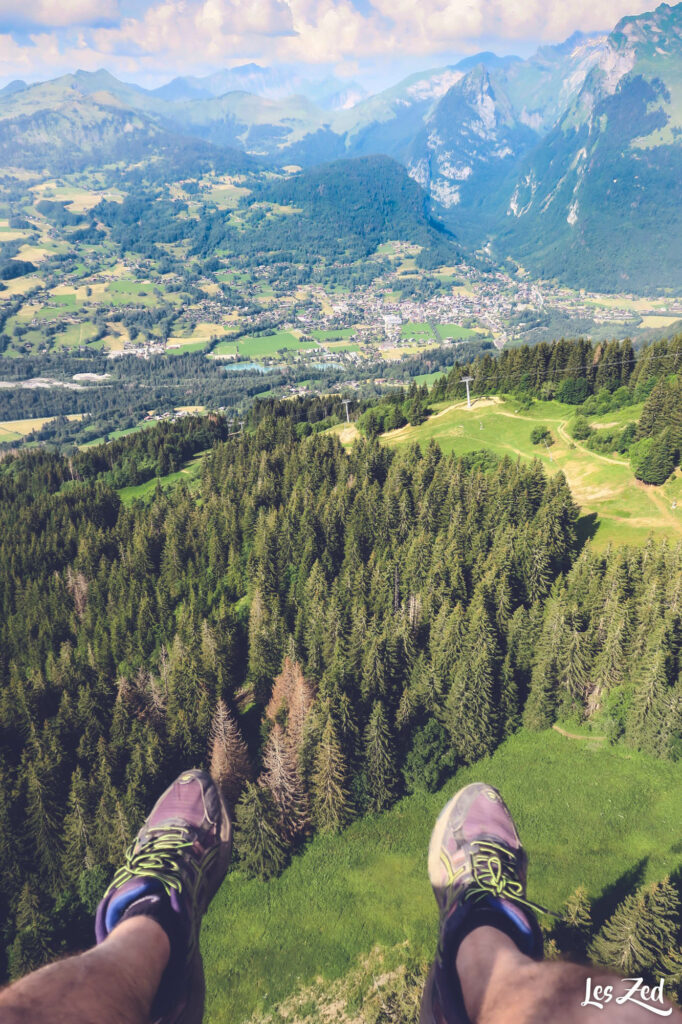 Le Haut-Giffre vu depuis le parapente