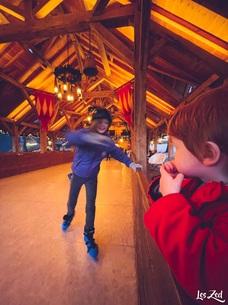 La patinoire du Grand Parc de Noël